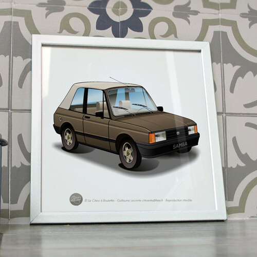 Poster talbot samba cabriolet - samba,