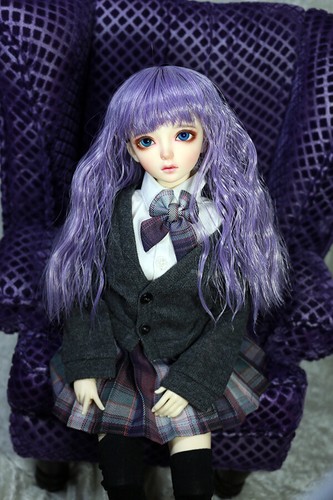 Bjd doll wig msd unoa - 1/4,