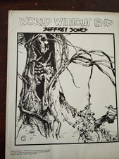 Jeffrey Jones Rare Portfolio.Bd Illustration 1980