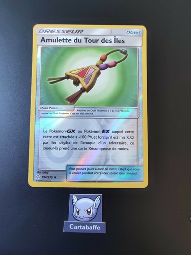 Carte pokémon amulette - carte,