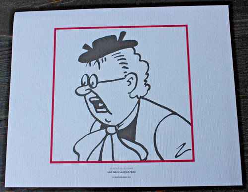 Litho tintin extrait le - litho,