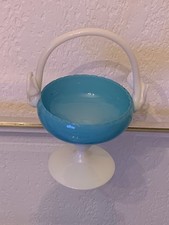 Bonbonnière / Drageoir En Opaline 2 Tons