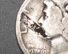 Erreur : Dime En Argent 1919 MERCURY. Lamination Obverse.