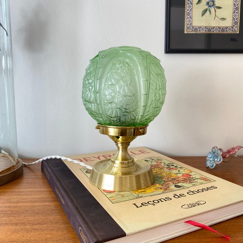 Lampe table globe verre - lampe, de