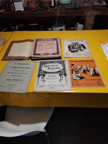 Anciennes partitions pour - anciennes,