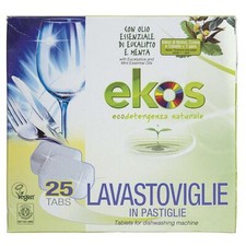 Pierpaoli Organic Tablettes pour lave-vaisselle, 25 pieces