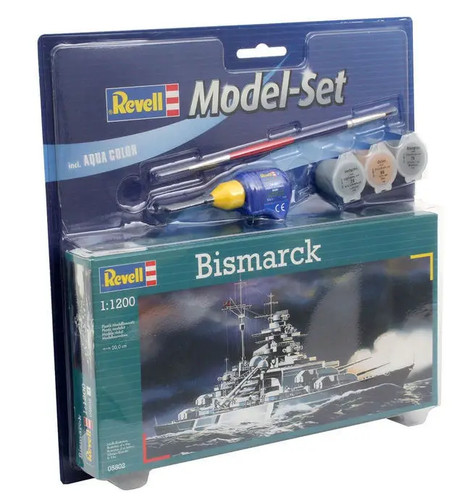 Revell cuirassé bismarck set - cuirassé,