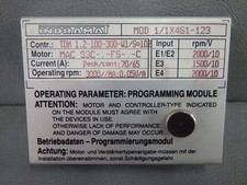 MOD11X461123     - INDRAMAT -      MOD1/1X461-123 /    Programming module   USED