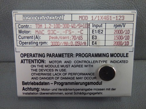 Mod11x461123 indramat - ,