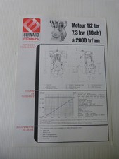 prospectus moteur fixe BERNARD