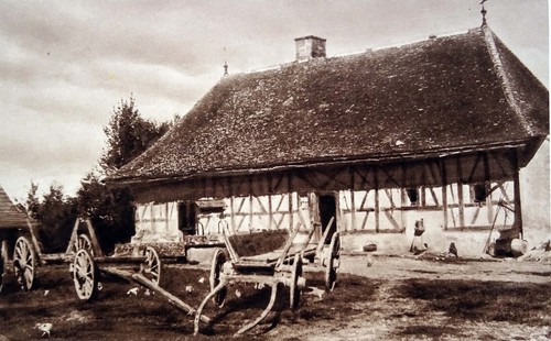 France vue une ferme - france-, d'une