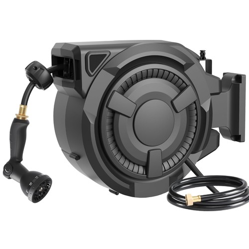 Retractable garden hose reel - retractable,