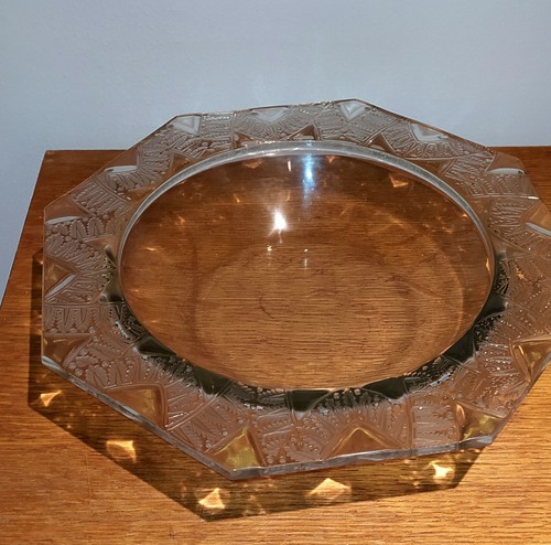 René lalique coupe - lalique, octogonale