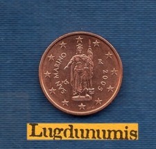 Saint Marin 2005 2 Centimes D'Euro SUP SPL De Rouleau San Marino