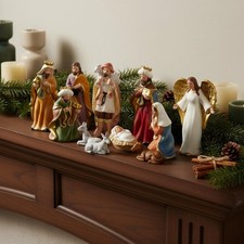 10 Pièces Crèche de Noël
