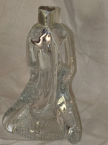 Pied lampe verre - pied, moulé