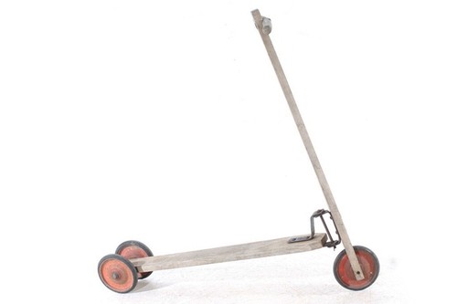 Ancien trottinette bois - trottinette,