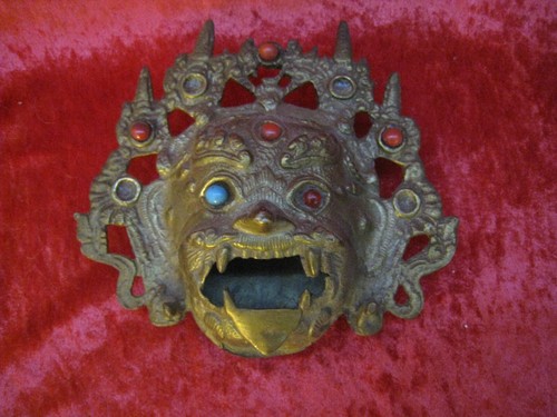 Masque tête dragon en - "tête, dragon"