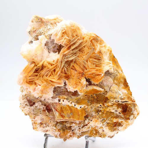 Spécimen barytine orange - de,