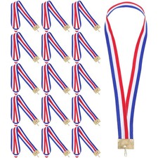 20 Pcs Ruban Médaille Porte
