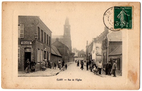 Fr59 clary eglise rue - fr59,