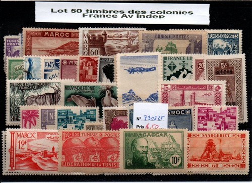 Lot timbres des anciennes - lot,