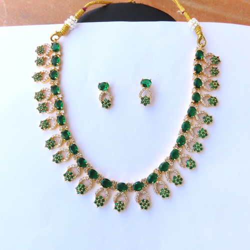 Parure collier boucles - collier,