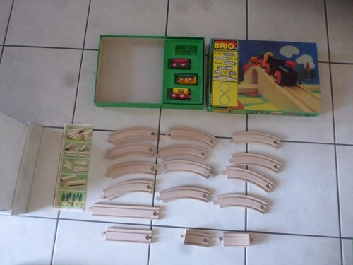 Vintage brio bois train set - vintage,