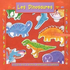 Les dinosaures: Un livre avec 8 animaux magnétiques à replacer, Anonyme