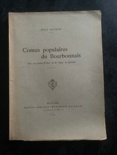 Contes populaires du Bourbonnais Paul Duchon 1900
