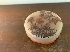 Boite  peinte chardons Pâte