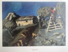 ILLUSTRATION PROVENCE  d'après A. Chabaud "Les oliviers"