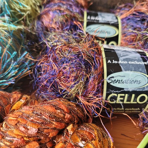 Novelty yarn bundle lot - novelty,