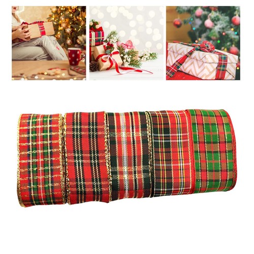 Pièces ruban noël - 5, tissu