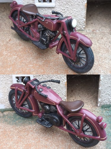 Plastoy moto tintin longueur - tintin,
