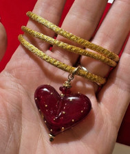 Murano Rouge Verre Artisanal