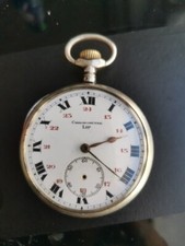 Montre gousset ancien chronomètre LIP en ARGENT