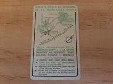 RARE contre étiquette vin domaine de la Romanée Conti wine label burgundy DRC