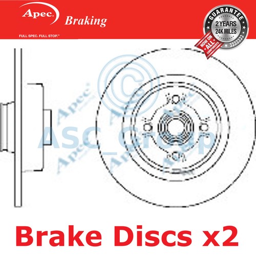Apec braking 274mm uni - braking, oe