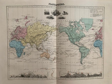 RARE - PLANISPHERE - CARTE