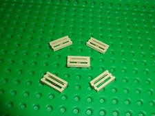 5 x LEGO Tan grilles ref 2412b