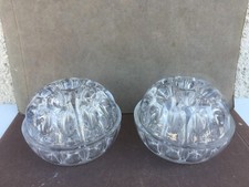 Anciens pique fleurs en verre