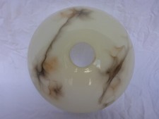 Age Rond Abat-Jour Lampenschale Rond Verre Lampe de Plafond Art Déco 50er An