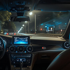 Fausse Alarme Voiture Solaire LED Rouge Clignotant Anti Vol Auto Sécurité