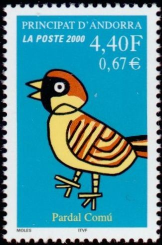 Timbre andorre français - andorre,