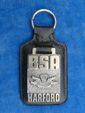 JOLI Pretty RARE TOP ++ PORTE-CLES Key ring - BSA HARFORD - MOTO Bike