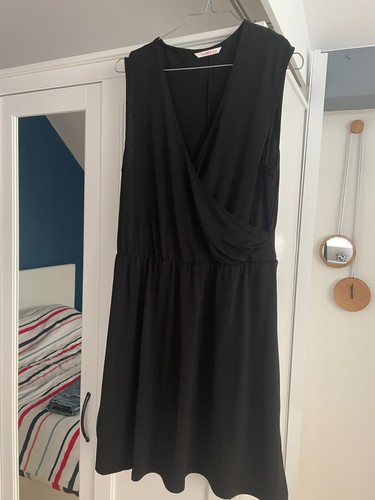Robe noire camaïeu fluide - camaïeu,