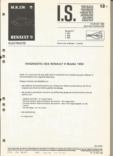 Renault 236 r 9 l - renault, 421