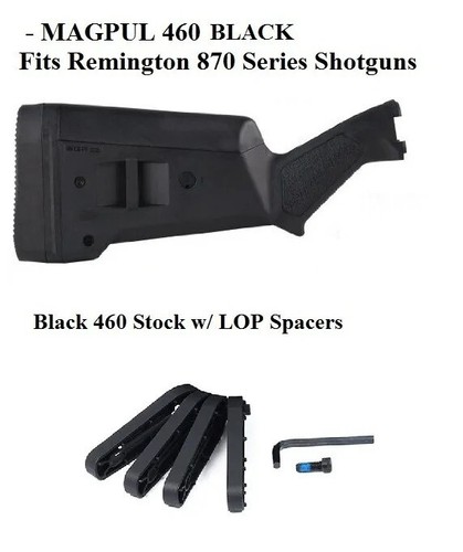 Magpul mag460 blk - mag460-blk, shotgun