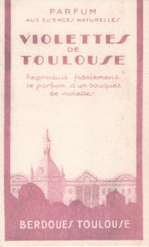Carte parfumee violettes - carte,